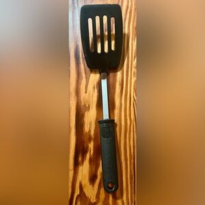 EKCO Nylon Slotted Turner Spatula Black Nonstick Safe Kitchen Utensil